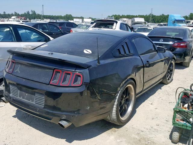 1ZVBP8CF6E5219443 - 2014 FORD MUSTANG GT BLACK photo 4