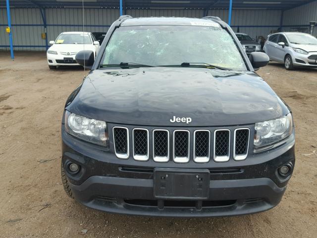 1C4NJCBA3ED539190 - 2014 JEEP COMPASS SP BLACK photo 9