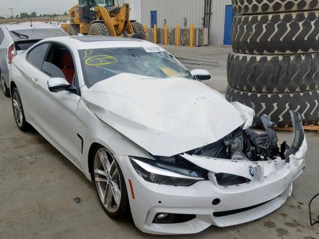 WBA4W7C5XJAB93740 - 2018 BMW 440I WHITE photo 1