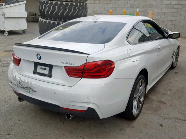 WBA4W7C5XJAB93740 - 2018 BMW 440I WHITE photo 4