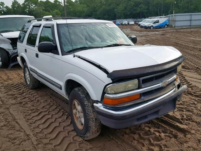 1GNDT13W912188898 - 2001 CHEVROLET BLAZER WHITE photo 1