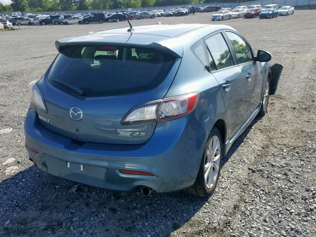 JM1BL1H60A1200127 - 2010 MAZDA 3 S BLUE photo 4