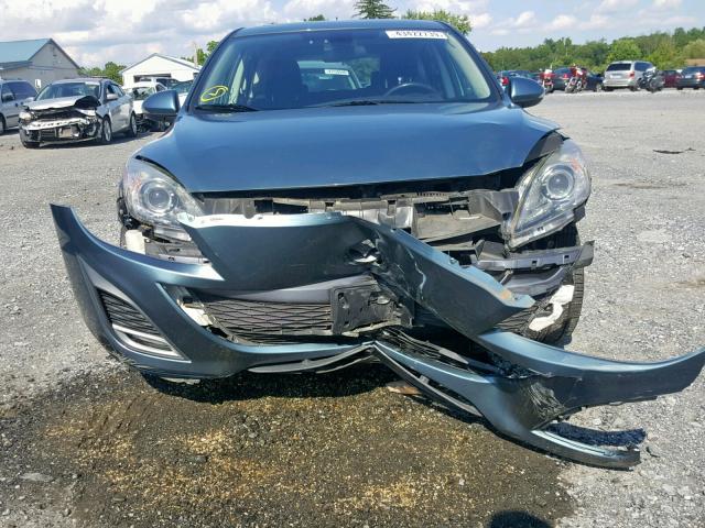 JM1BL1H60A1200127 - 2010 MAZDA 3 S BLUE photo 9