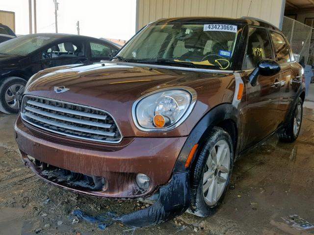 WMWZB3C5XDWM31066 - 2013 MINI COOPER COU BROWN photo 2