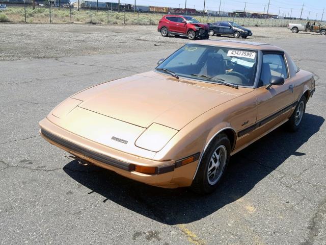 JM1FB3314B0533479 - 1981 MAZDA RX7 BROWN photo 2