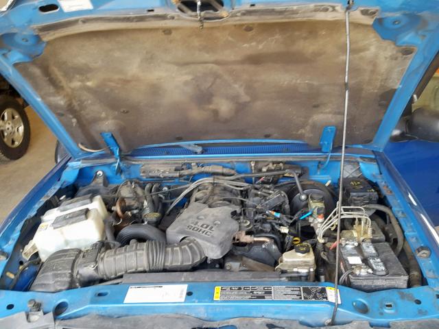 1FTZR15E71PB53569 - 2001 FORD RANGER SUP BLUE photo 7