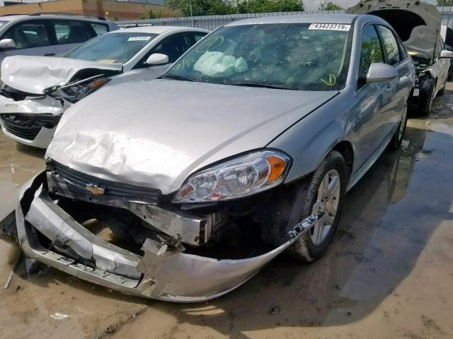 2G1WB5EKXB1296835 - 2011 CHEVROLET IMPALA LT SILVER photo 2