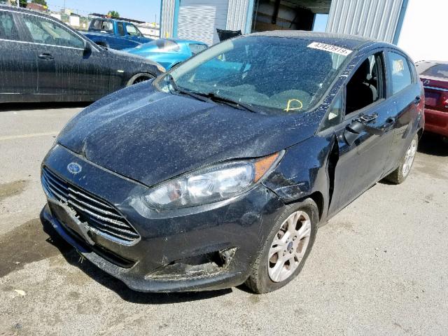 3FADP4EJ6EM217262 - 2014 FORD FIESTA SE BLACK photo 2