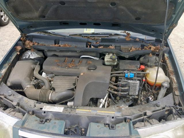 1G8AJ55F87Z151633 - 2007 SATURN ION LEVEL GREEN photo 7