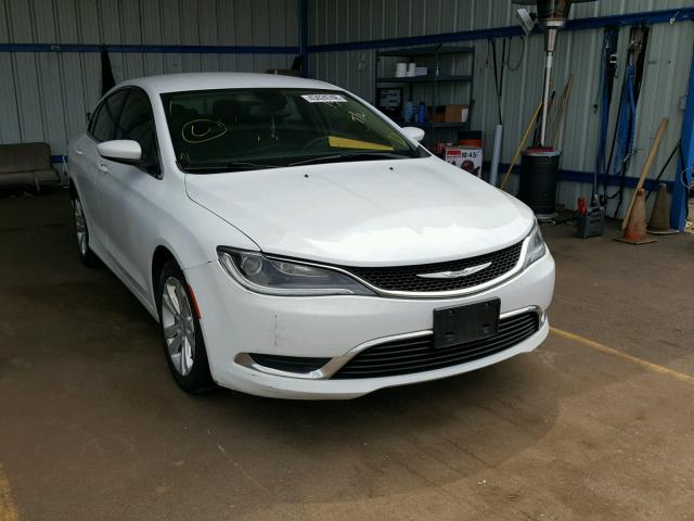 1C3CCCAG3GN106722 - 2016 CHRYSLER 200 LIMITE WHITE photo 1