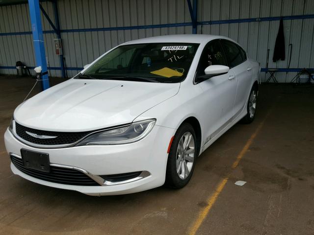 1C3CCCAG3GN106722 - 2016 CHRYSLER 200 LIMITE WHITE photo 2