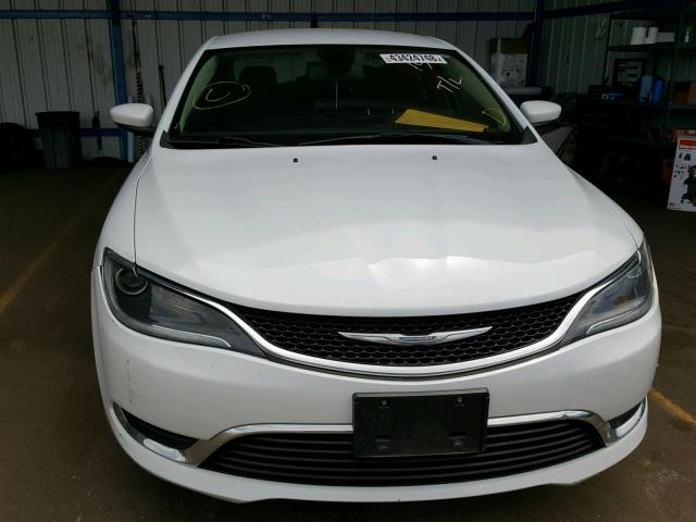 1C3CCCAG3GN106722 - 2016 CHRYSLER 200 LIMITE WHITE photo 9