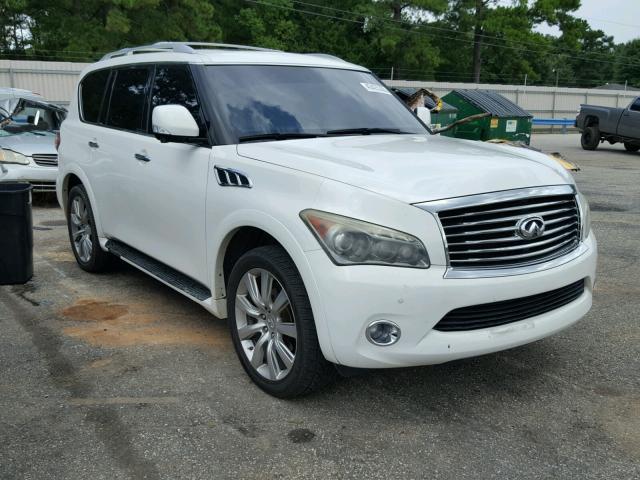 JN8AZ2NFXB9504125 - 2011 INFINITI QX56 WHITE photo 1