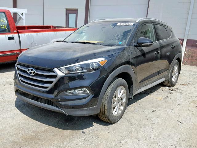 KM8J3CA42HU529223 - 2017 HYUNDAI TUCSON LIM BLACK photo 2