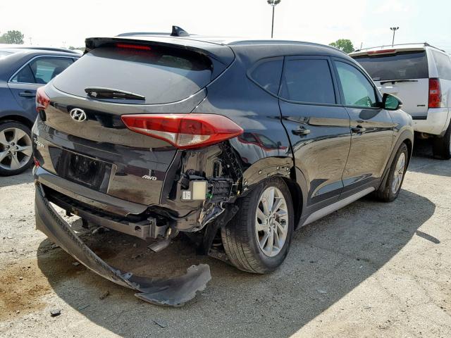 KM8J3CA42HU529223 - 2017 HYUNDAI TUCSON LIM BLACK photo 4