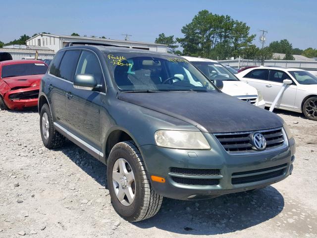 WVGBC77L34D039328 - 2004 VOLKSWAGEN TOUAREG 3. GREEN photo 1