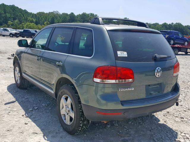 WVGBC77L34D039328 - 2004 VOLKSWAGEN TOUAREG 3. GREEN photo 3