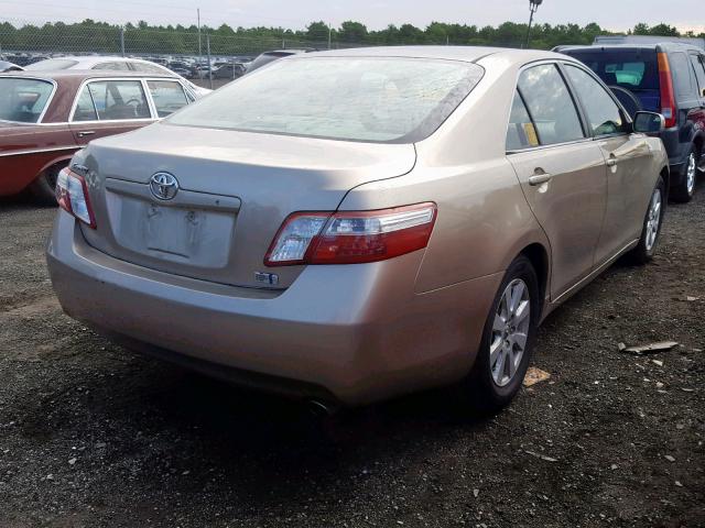 JTNBB46K273013890 - 2007 TOYOTA CAMRY NEW GOLD photo 4