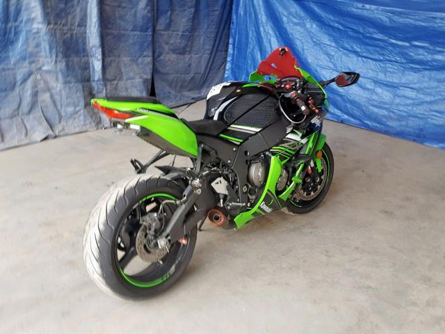 JKAZXCS16GA003087 - 2016 KAWASAKI ZX1000 S GREEN photo 4