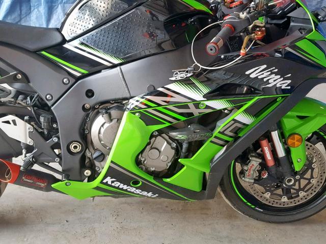 JKAZXCS16GA003087 - 2016 KAWASAKI ZX1000 S GREEN photo 7