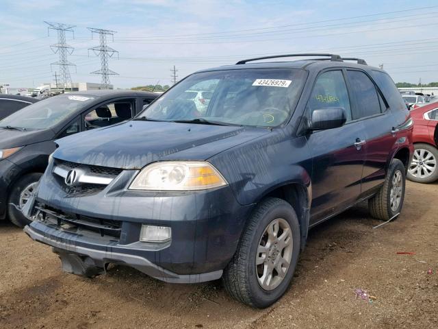 2HNYD18645H524335 - 2005 ACURA MDX TOURIN BLUE photo 2