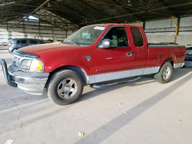 2FTRX17204CA11420 - 2004 FORD F-150 HERI RED photo 2