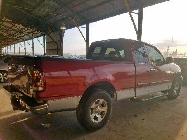 2FTRX17204CA11420 - 2004 FORD F-150 HERI RED photo 4