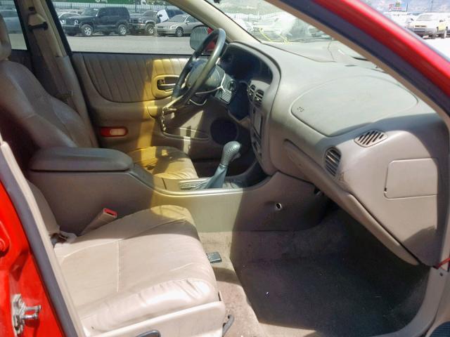 1G2WP5213WF295310 - 1998 PONTIAC GRAND PRIX RED photo 5