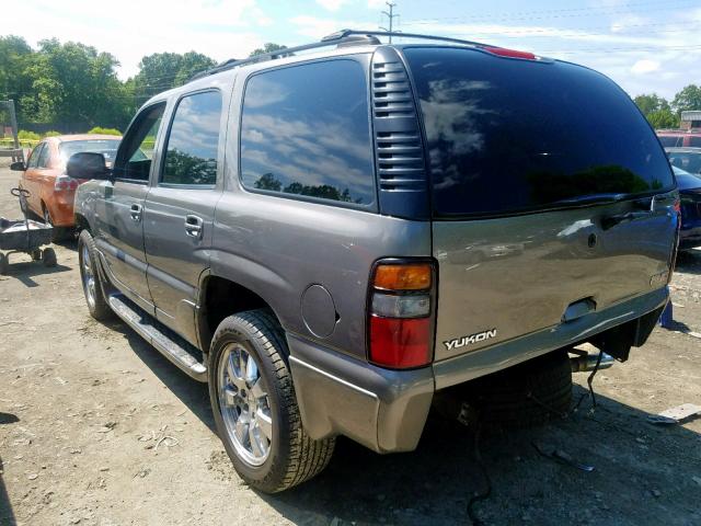 1GKEK63U25J153776 - 2005 GMC YUKON DENA TAN photo 3