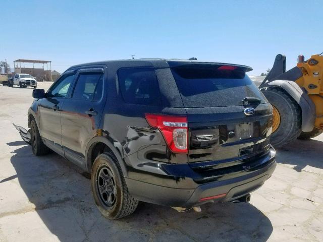 1FM5K8AR7FGC27273 - 2015 FORD EXPLORER P BLACK photo 3