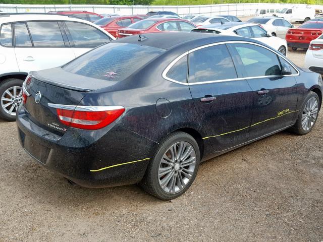 1G4PT5SVXD4181128 - 2013 BUICK VERANO PRE BLACK photo 4