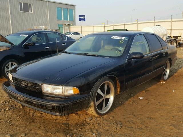 1G1BL52P3TR168361 - 1996 CHEVROLET CAPRICE BLACK photo 2