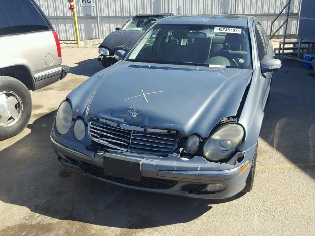 WDBUF26J05A609908 - 2005 MERCEDES-BENZ E 320 CDI BLUE photo 9