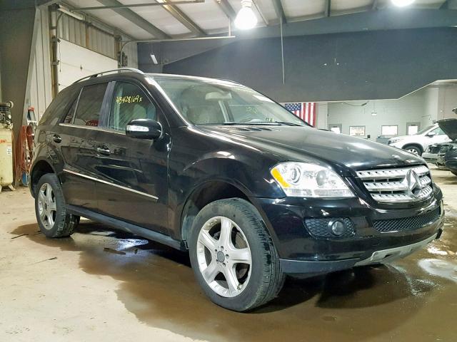 4JGBB22E28A297667 - 2008 MERCEDES-BENZ ML 320 CDI BLACK photo 1