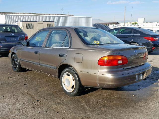 1Y1SK5280YZ420993 - 2000 CHEVROLET GEO PRIZM Qəhvəyi foto 3