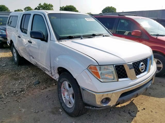 1N6AD07W87C436796 - 2007 NISSAN FRONTIER C WHITE photo 1