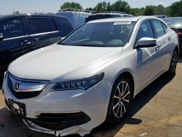 19UUB2F56GA008507 - 2016 ACURA TLX TECH WHITE photo 2