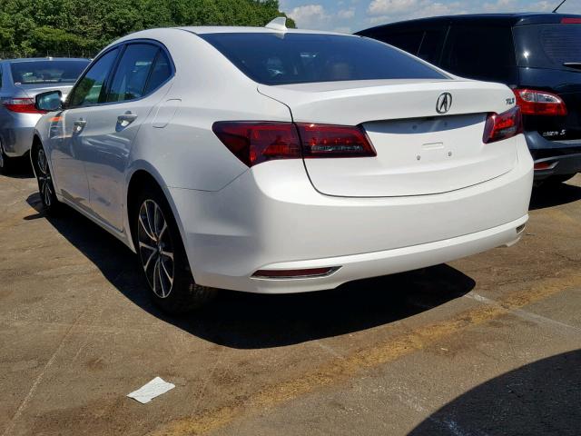 19UUB2F56GA008507 - 2016 ACURA TLX TECH WHITE photo 3