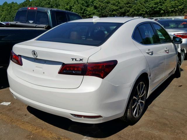 19UUB2F56GA008507 - 2016 ACURA TLX TECH WHITE photo 4