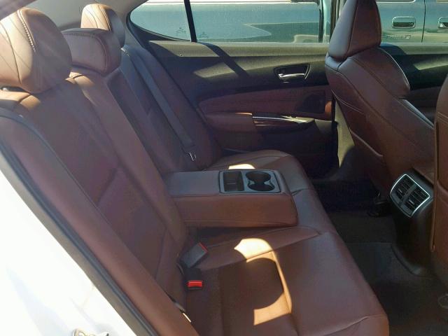 19UUB2F56GA008507 - 2016 ACURA TLX TECH WHITE photo 6