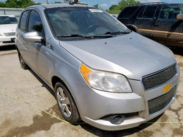 KL1TD66E29B331470 - 2009 CHEVROLET AVEO LS SILVER photo 1