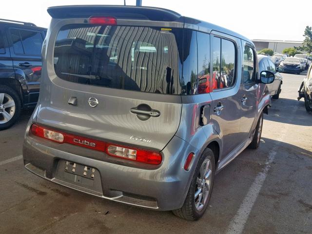 JN8AZ2KR9AT167429 - 2010 NISSAN CUBE BASE GRAY photo 4