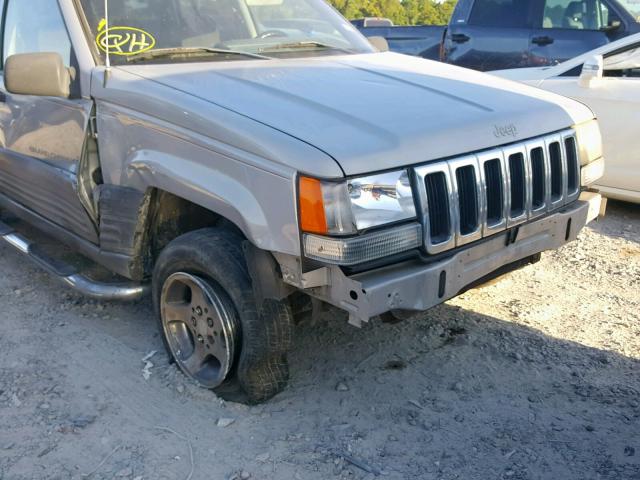 1J4FX58S4WC337247 - 1998 JEEP GRAND CHER GRAY photo 9