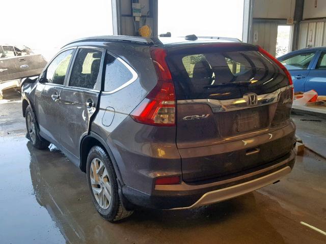 2HKRM4H70GH690866 - 2016 HONDA CR-V EXL GRAY photo 3