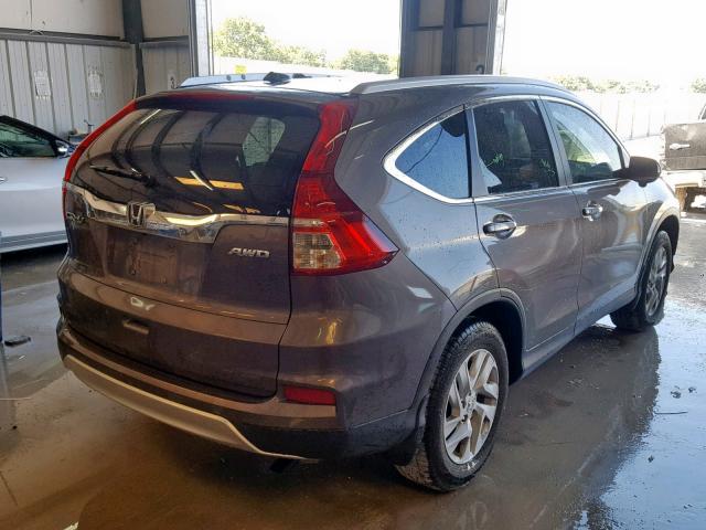 2HKRM4H70GH690866 - 2016 HONDA CR-V EXL GRAY photo 4