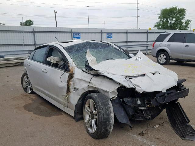 6G2ER57728L129287 - 2008 PONTIAC G8 WHITE photo 1