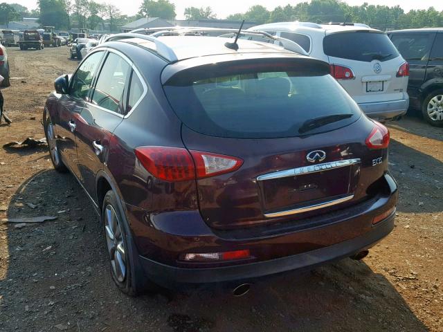 JN1AJ0HR7BM854745 - 2011 INFINITI EX35 BASE BLACK photo 3