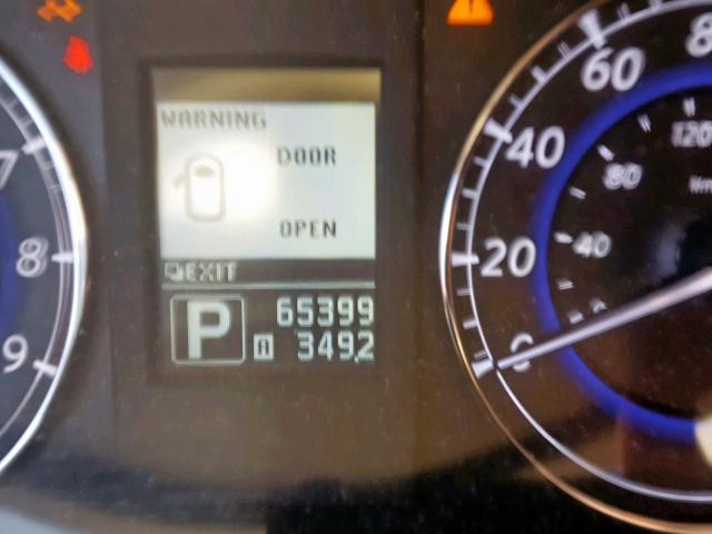 JN1AJ0HR7BM854745 - 2011 INFINITI EX35 BASE BLACK photo 8