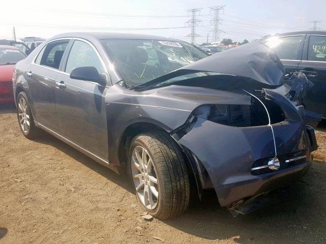1G1ZE5E11BF191749 - 2011 CHEVROLET MALIBU LTZ ნაცრისფერი ფოტო 1