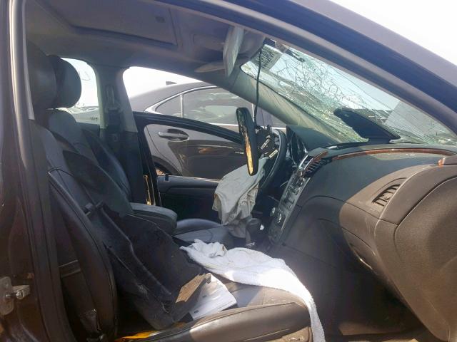 1G1ZE5E11BF191749 - 2011 CHEVROLET MALIBU LTZ ნაცრისფერი ფოტო 5